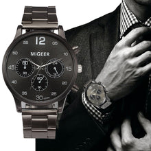 Load image into Gallery viewer, MIGEER İ Stainless Steel Mesh Band Watches Mens Top Brand