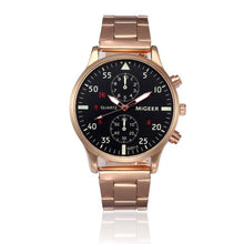 Load image into Gallery viewer, MIGEER Men's Watches Luxury Stainless Steel Analog Quartz Watch Top Brand Business Wrist Relogio #LH