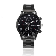 Load image into Gallery viewer, MIGEER Men's Watches Luxury Stainless Steel Analog Quartz Watch Top Brand Business Wrist Relogio #LH