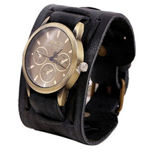 Load image into Gallery viewer, New Fashion Men's Women Vintage Retro Punk Rock Leather Bracelet quality watches