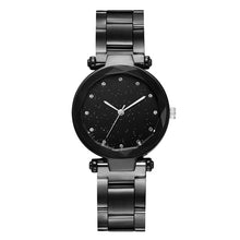 Load image into Gallery viewer, 2019 Women Steel Watches Black Bracelet Watch Ladies Casual Quartz Stainless Band Marble Strap Dress Watch Relogio Feminino