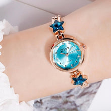 Load image into Gallery viewer, Disu Brand Bracelet Dress Quartz Watches For Women Luxury Rose Starry Star Design Fashion Creative Ladies Clock Reloj Mujer
